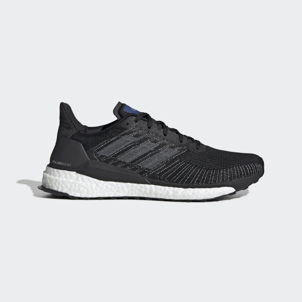 Adidas Men's Solarboost 19 Walking Shoes Black/Grey/Royal Ireland F34100